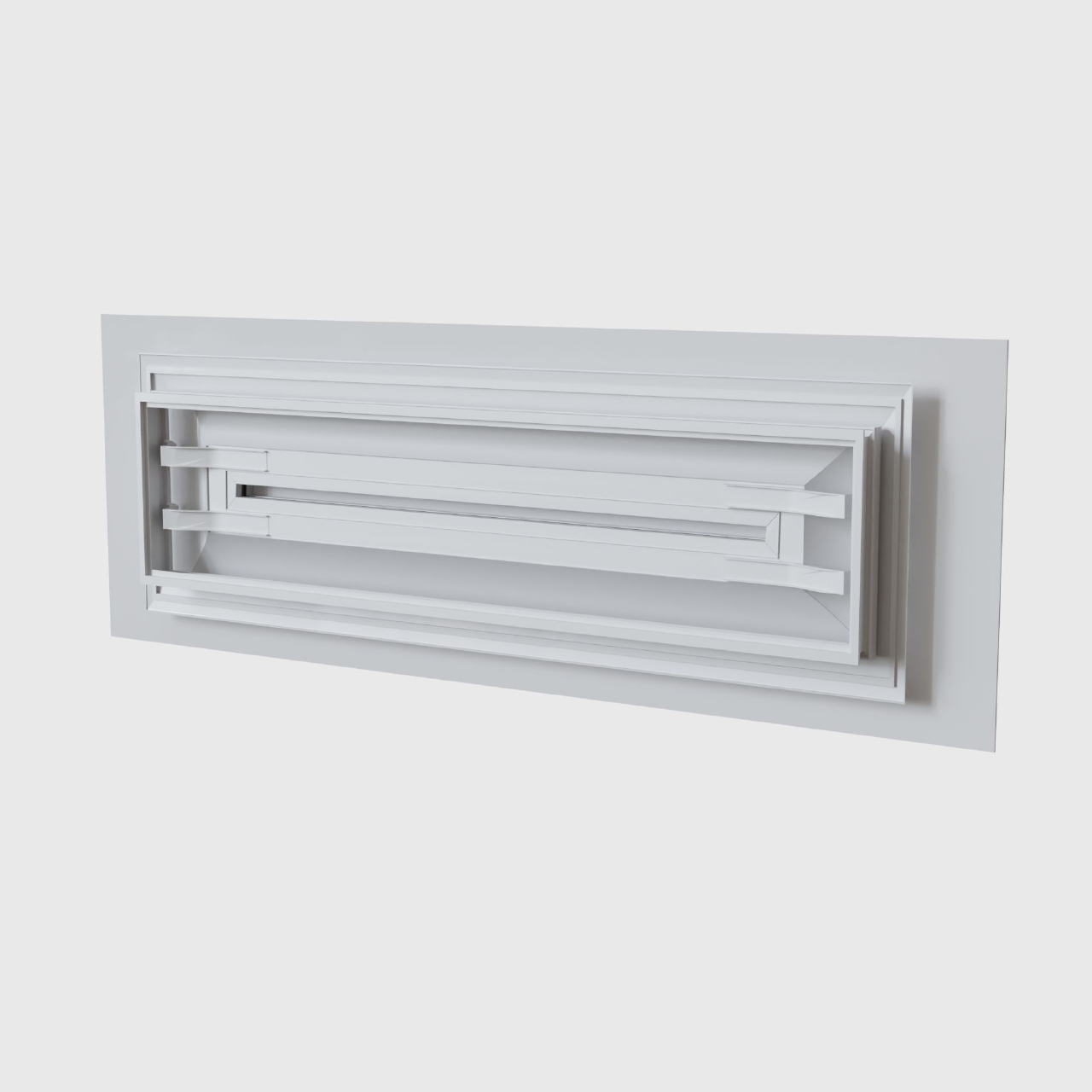  Diffuseur de soufflage CONFORTWHITE pour plénum de 800x200 mm - 400x400px